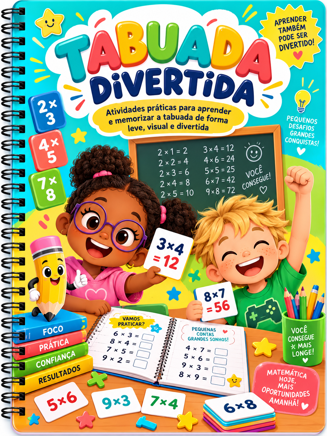 Capa do bônus Tabuada Divertida