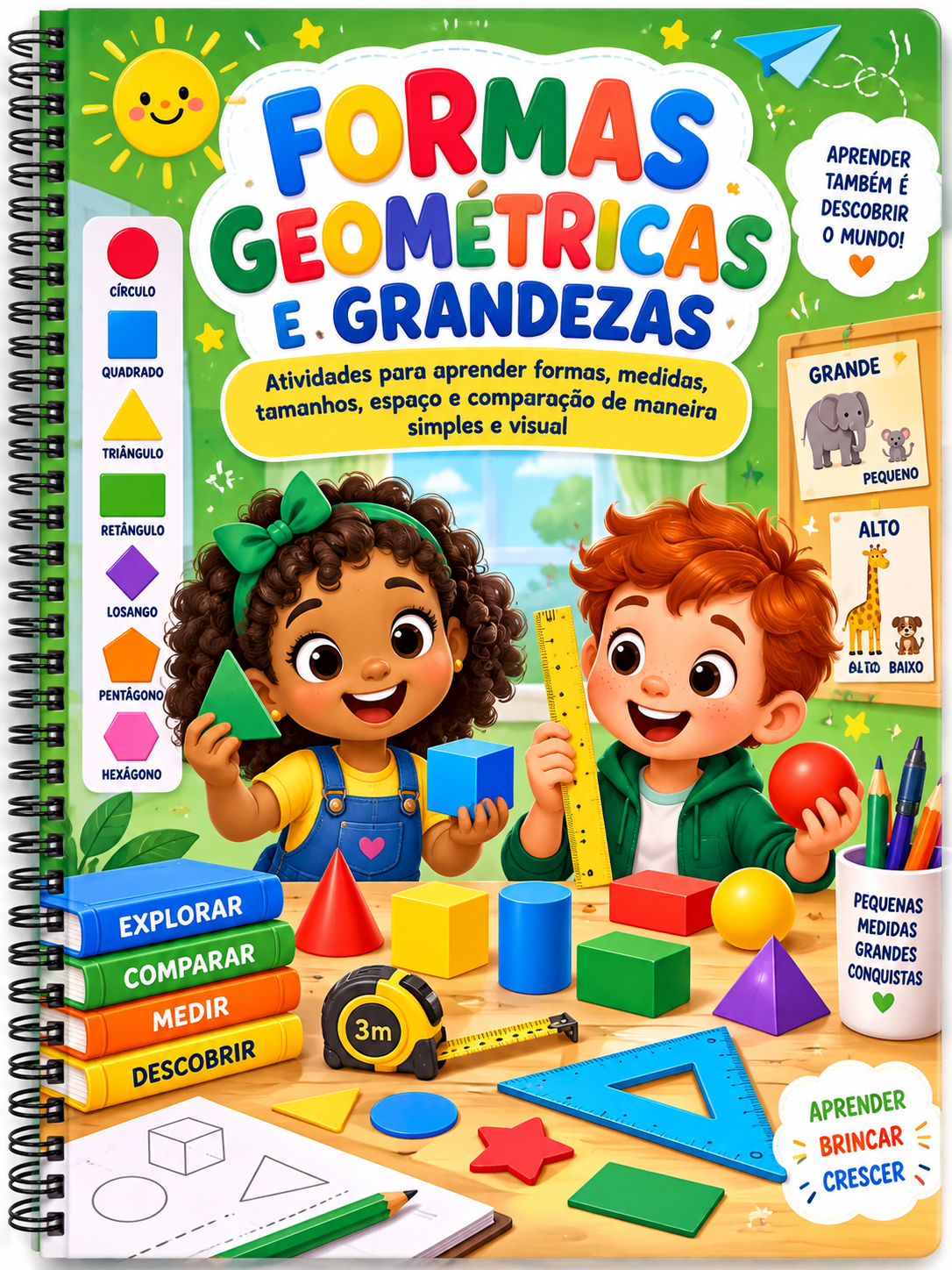 Capa do bônus Formas Geométricas e Grandezas